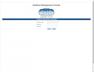 1.9 Setup application login screen