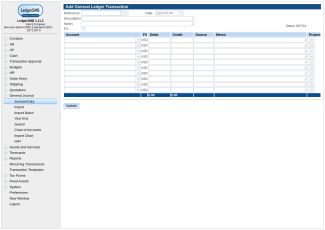 1.11 GL transaction entry